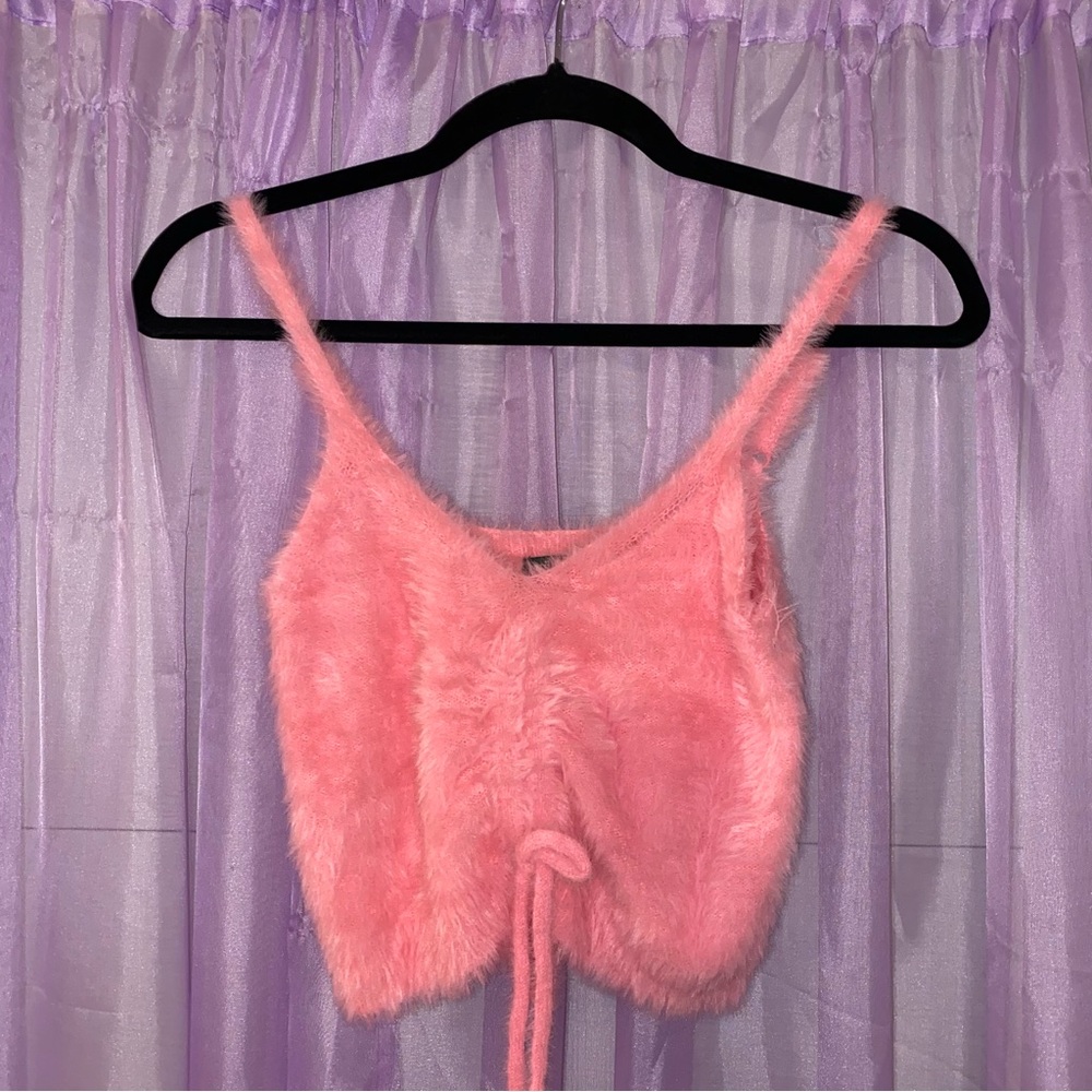 Pink Fuzzy Wild Fable Tank Top